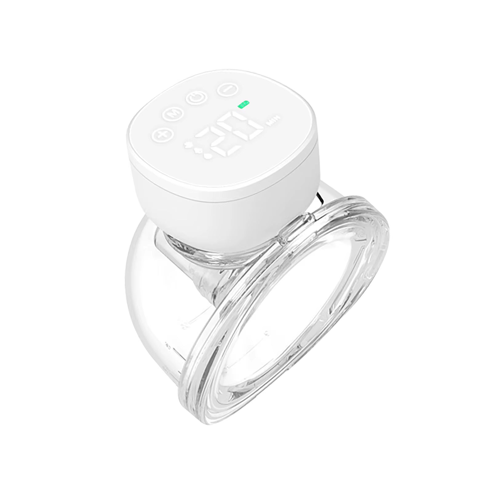 2Pcs Wearable Breast Pum Hands Free Electric Breast Pump Silent Invisible Breast Pump 3 Modes 9 Levels of Suction 180ML Capacity